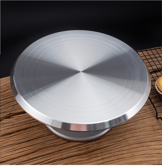 Revolving Cake Stand Turntable  Cake Stand Turntable Rotating - 25cm Cake  Stand - Aliexpress